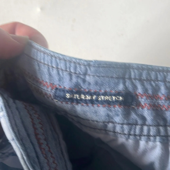 Lucky Brand Men's 9" Stretch Twill Flat Front Short sz 30 blue tropical … - Picture 4 of 9